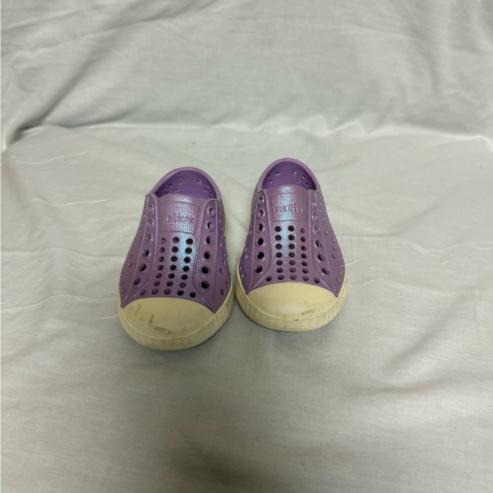 NATIVE YOUTH Kids Purple Jefferson Slip on Shoes